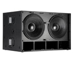 סאבוופר מוגבר RCF SUB 8006-AS – ללא גריל, שני וופרים 18״