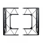 עמדת מטר עשרים טראס שחורה מתקפלת