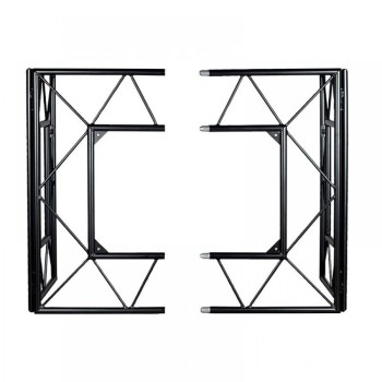 עמדת מטר עשרים טראס שחורה מתקפלת