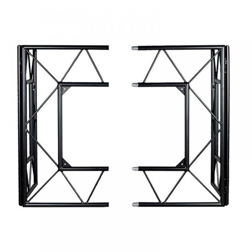 עמדת מטר עשרים טראס שחורה מתקפלת