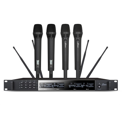 סט של 4 מיקרופונים אלחוטיים -SEER IU-2070-IL X4