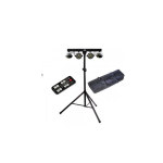 סט תאורה עם לייזר