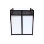  עמדת דיג׳יי קטנה עשויה מתכת ניידת וקלה 